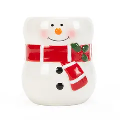 MICA - Vela Mono De Nieve 9,5X8,5 Cm Adorno Navidad