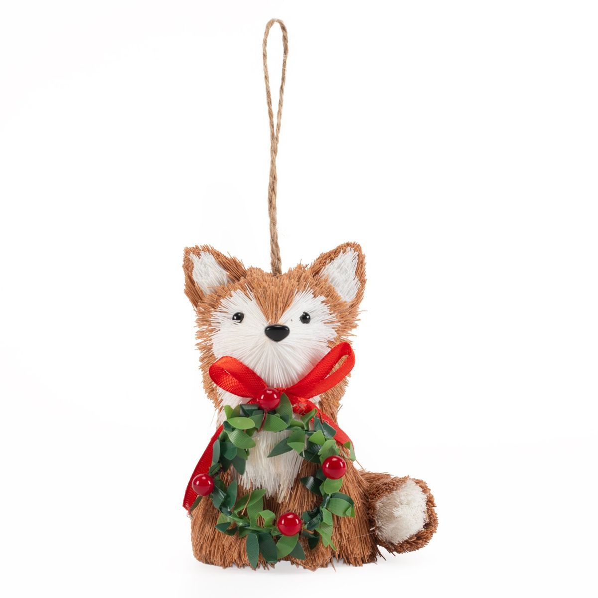 MICA - Adorno Zorro Colgante Para Árbol De Navidad 8Cm Mica