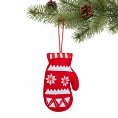 MICA - Guante Rojo Colgante 12Cm