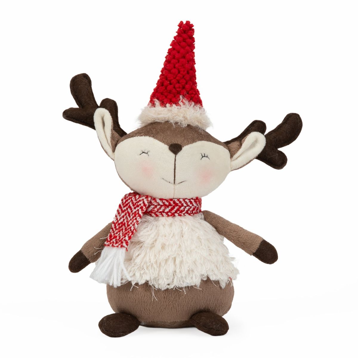 MICA - Adorno Muñeco Reno Navidad 32 Cm Mica