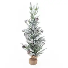 MICA - Mini Pino Árbol de Navidad Snow 90 cm