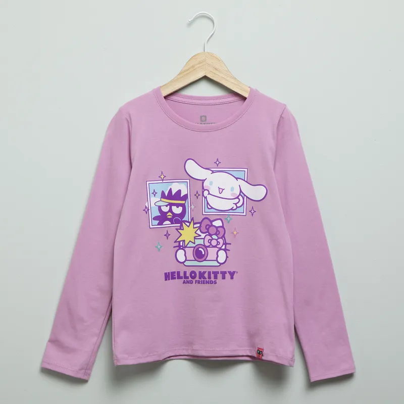 HELLO KITTY - Polera Algodón Niña Hello Kitty