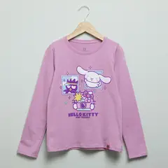 HELLO KITTY - Polera Algodón Niña