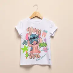 LILO & STITCH - Polera Algodón Niña