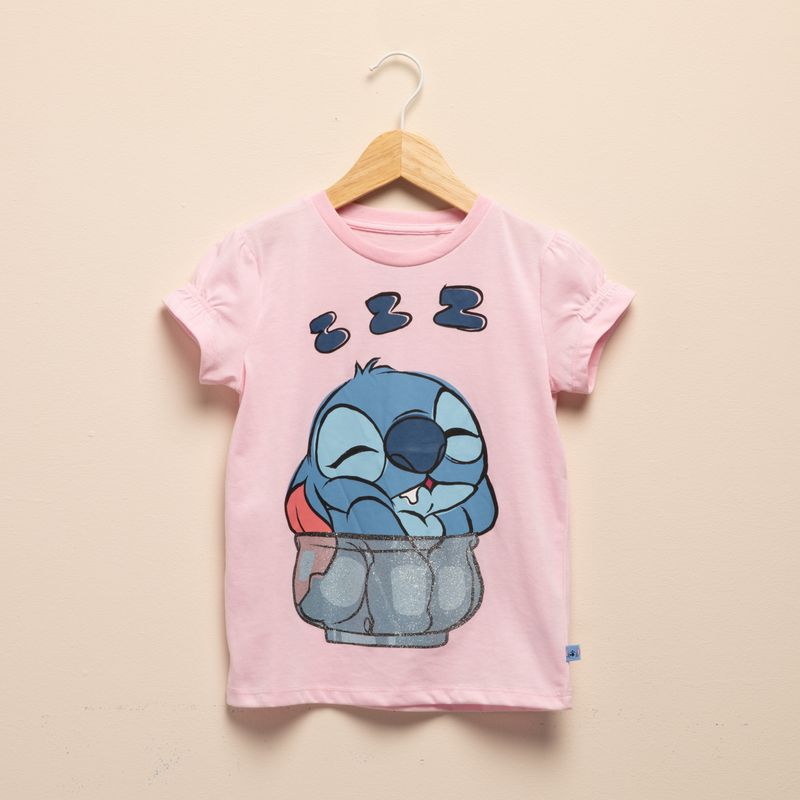 LILO & STITCH - Polera Algodón Niña Lilo & Stitch
