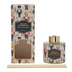 MICA - Difusor Navideño Aroma Naranja, Mirra Y Ámbar 150 Ml Con Varillas