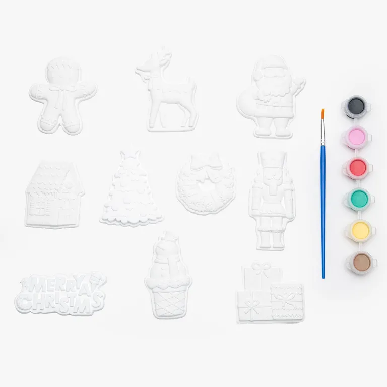 Kit para Pintar Adornos Árbol Navidad