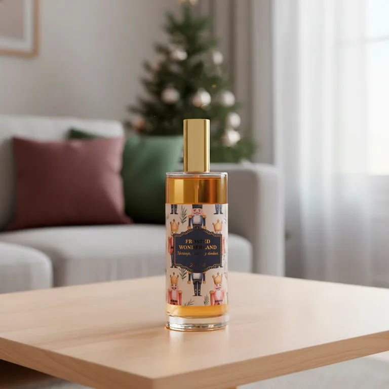 Spray Navideño Aroma Naranja, Mirra Y Ámbar 200 ml Adorno Navidad