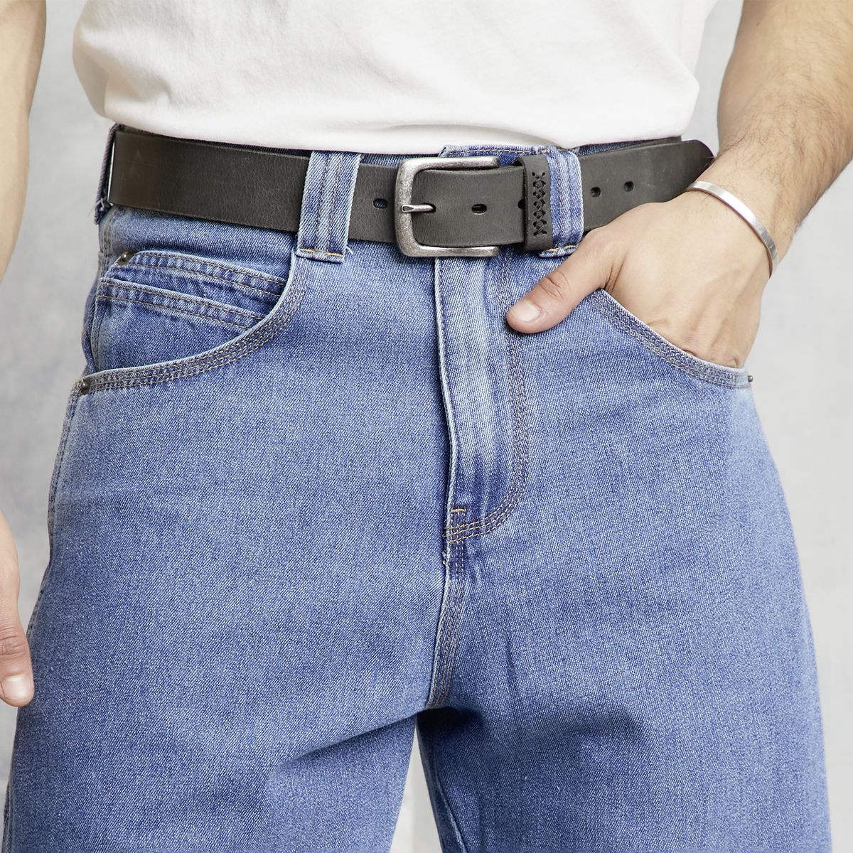 AMERICANINO - Cinturón Cuero Hombre Americanino