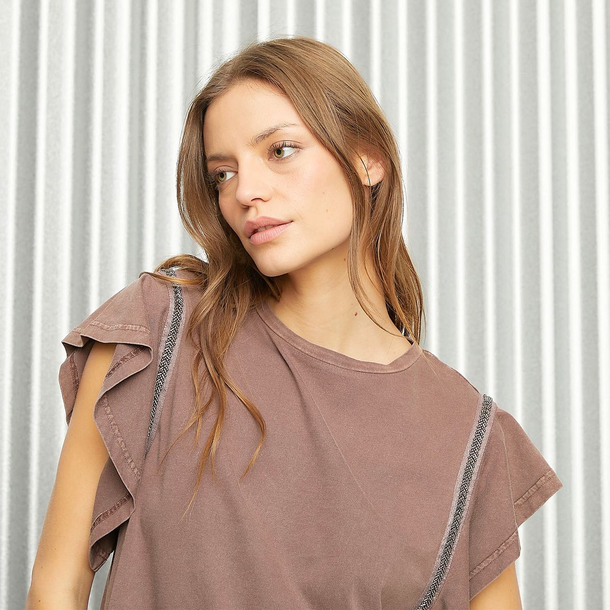 AMERICANINO - Polera Manga Corta Algodón Mujer Americanino