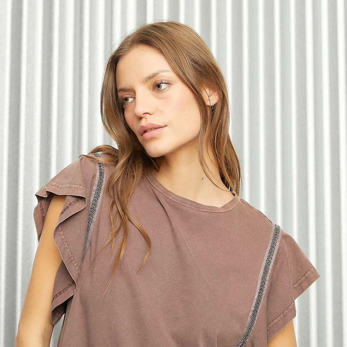 AMERICANINO - Polera Manga Corta Algodón Mujer Americanino