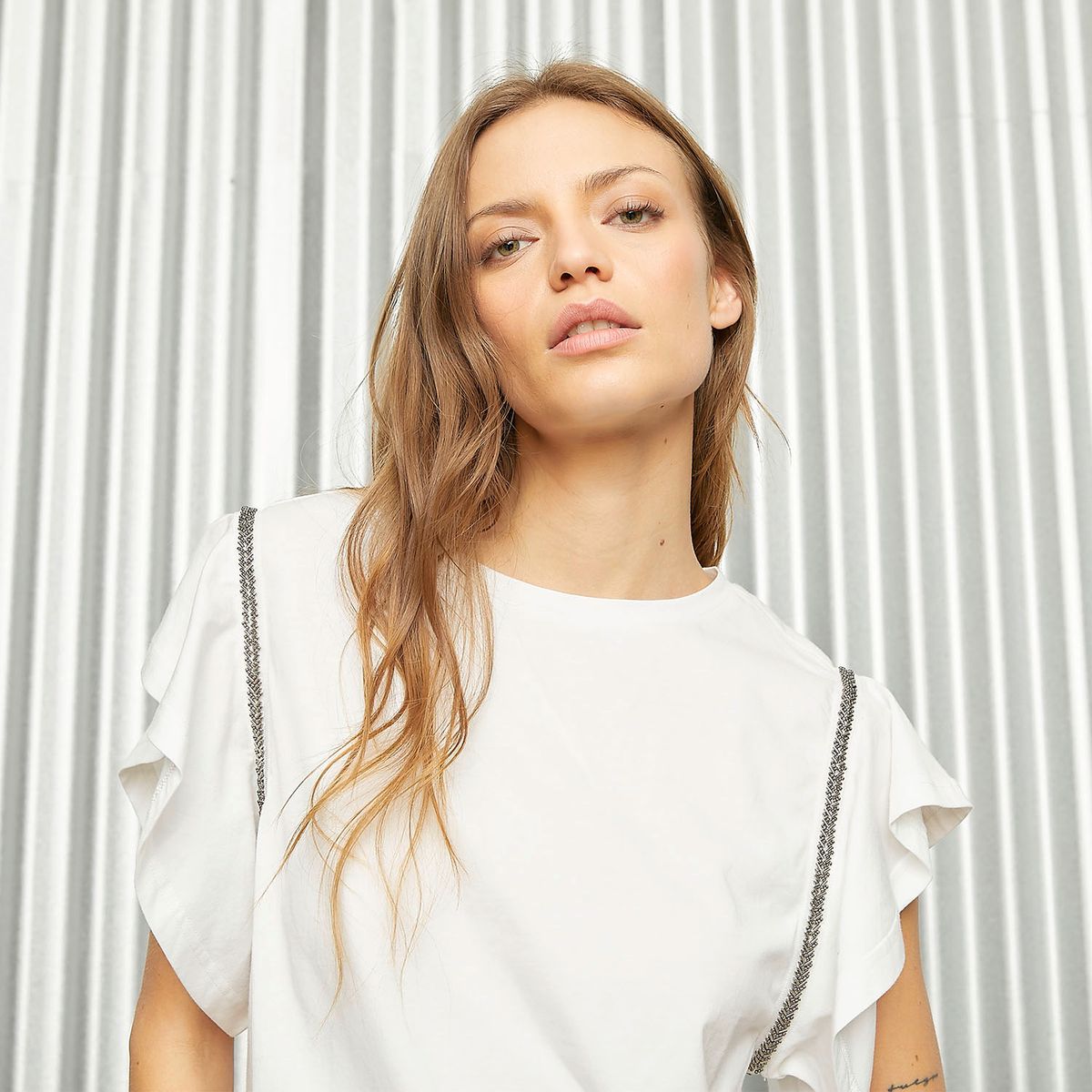 AMERICANINO - Polera Manga Corta Algodón Mujer Americanino