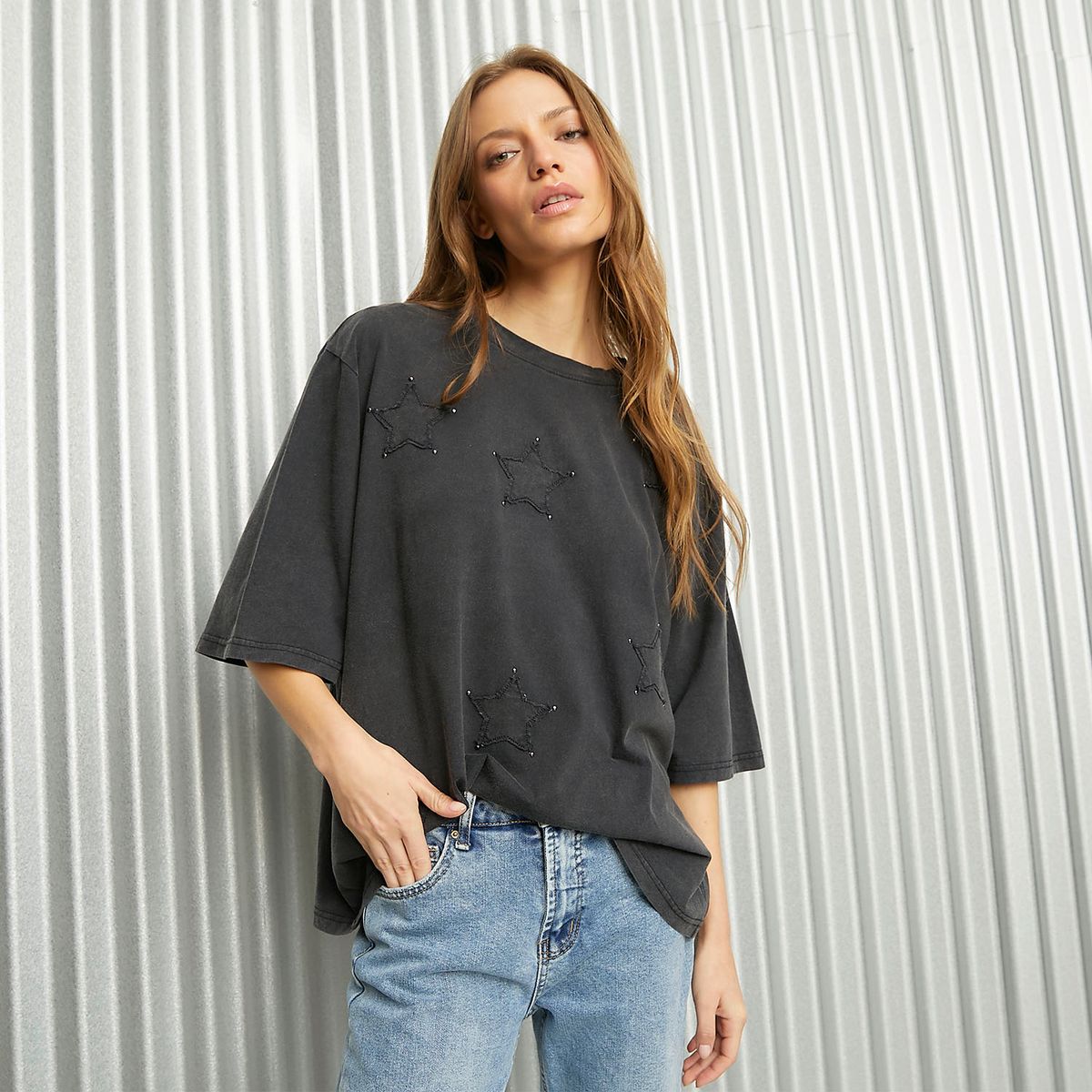 AMERICANINO - Polera Algodón Mujer Americanino