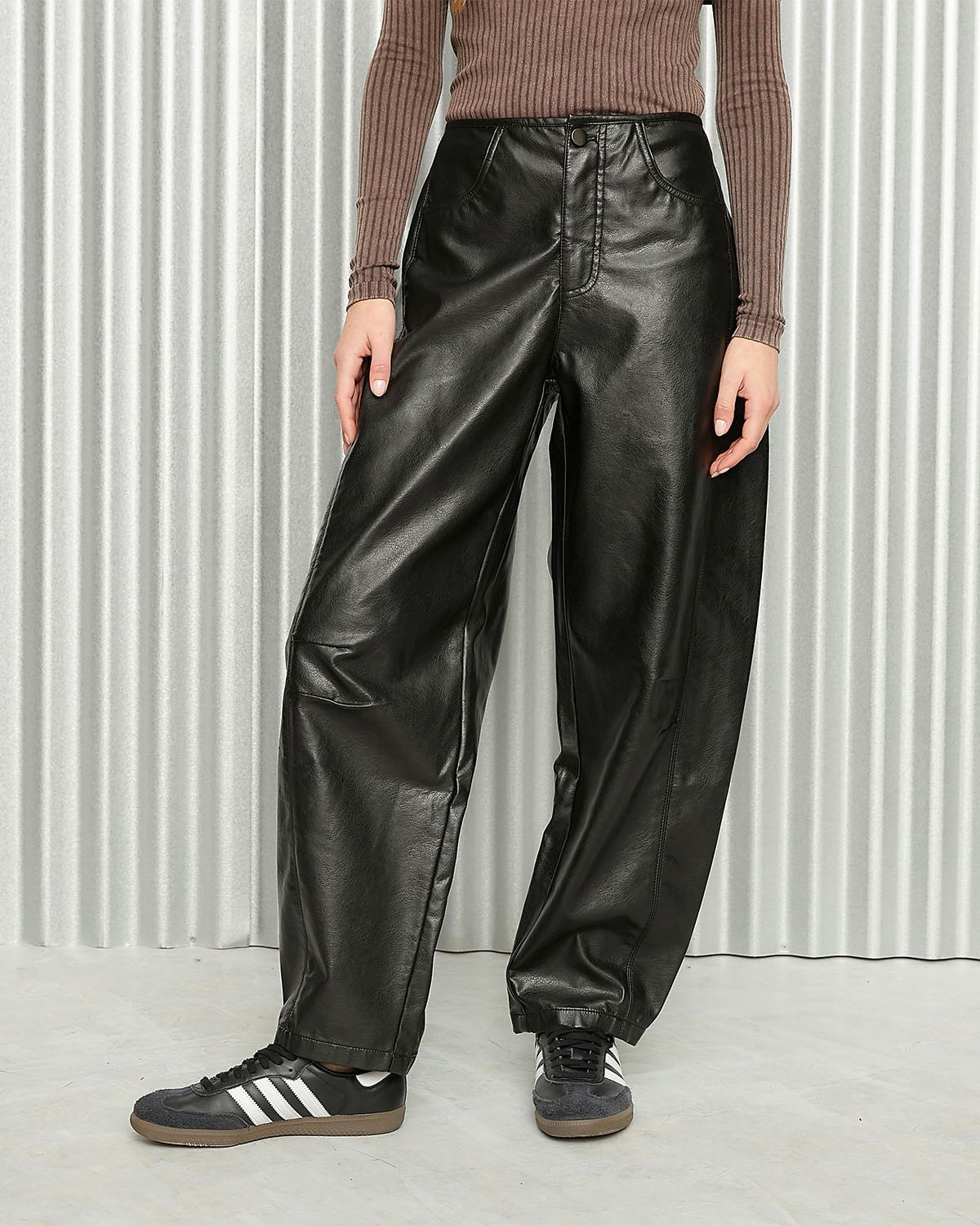 AMERICANINO Pantalón Slouchy Tiro Bajo Mujer Americanino