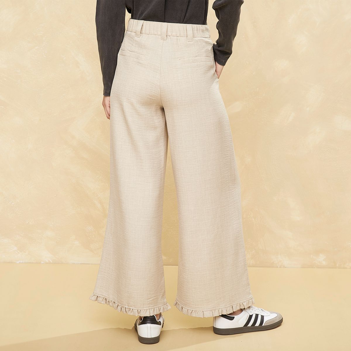 UNIVERSITY CLUB - Pantalón Flare Tiro Alto Mujer University Club