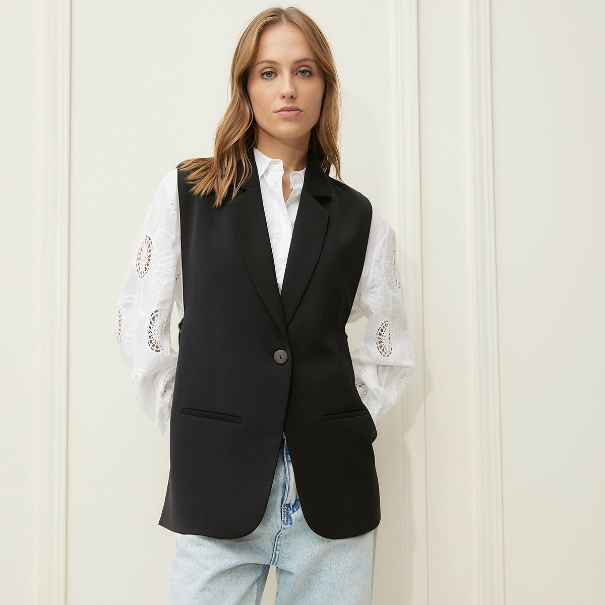 BASEMENT - Vest Mujer Basement