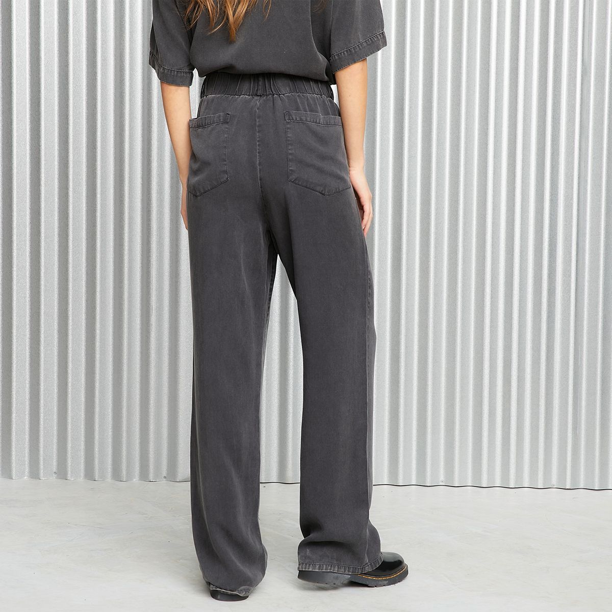 AMERICANINO - Pantalón Baggy Tiro Medio Mujer Americanino