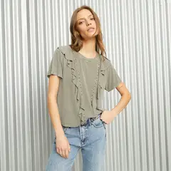 AMERICANINO - Polera Manga Corta Mujer