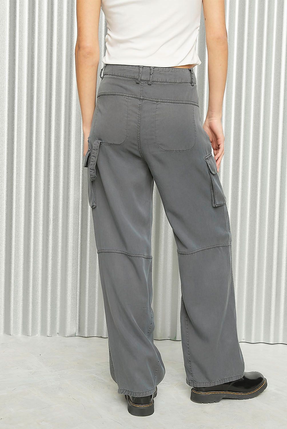 AMERICANINO - Pantalón Cargo Tiro Medio Mujer Americanino