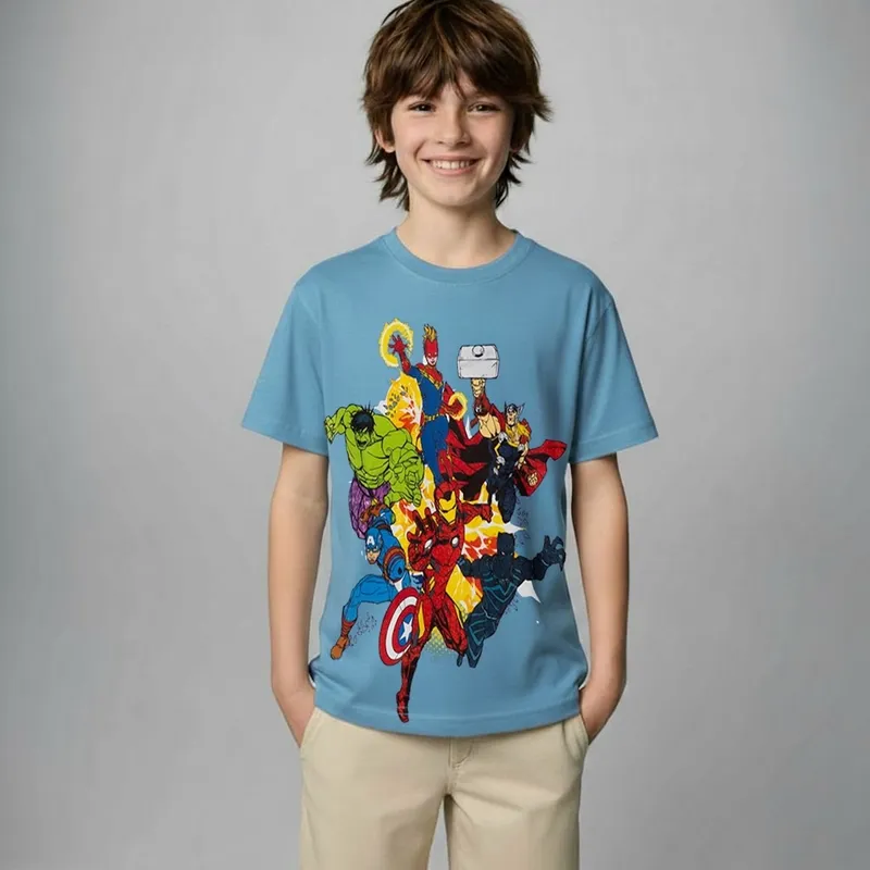 AVENGERS - Polera Algodón Niño Avengers