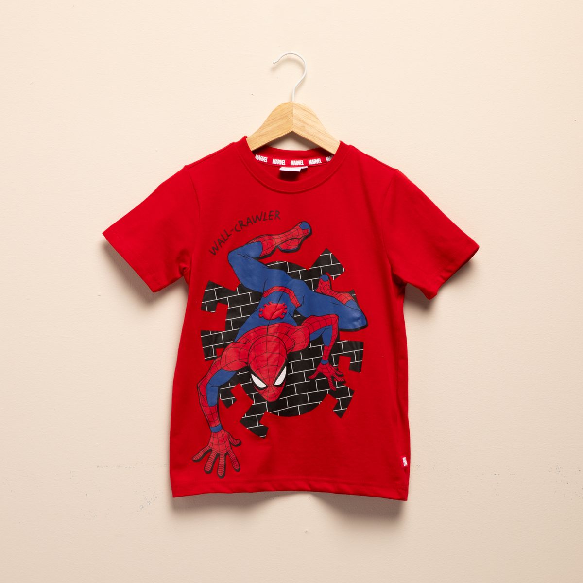 SPIDER MAN - Polera Algodón Niño Spider-Man