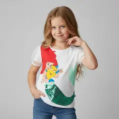 PRINCESAS - Polera Algodón Niña
