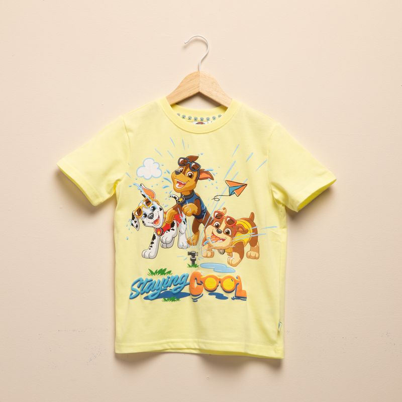 PAW PATROL - Polera Algodón Niño Paw Patrol