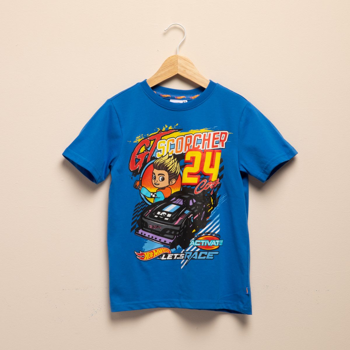 HOT WHEELS - Polera Algodón Niño Hot Wheels