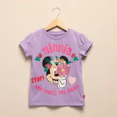 MINNIE - Polera Algodón Niña