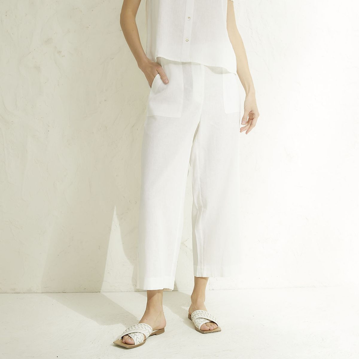 BASEMENT - Pantalón Mujer Tiro Medio Basement