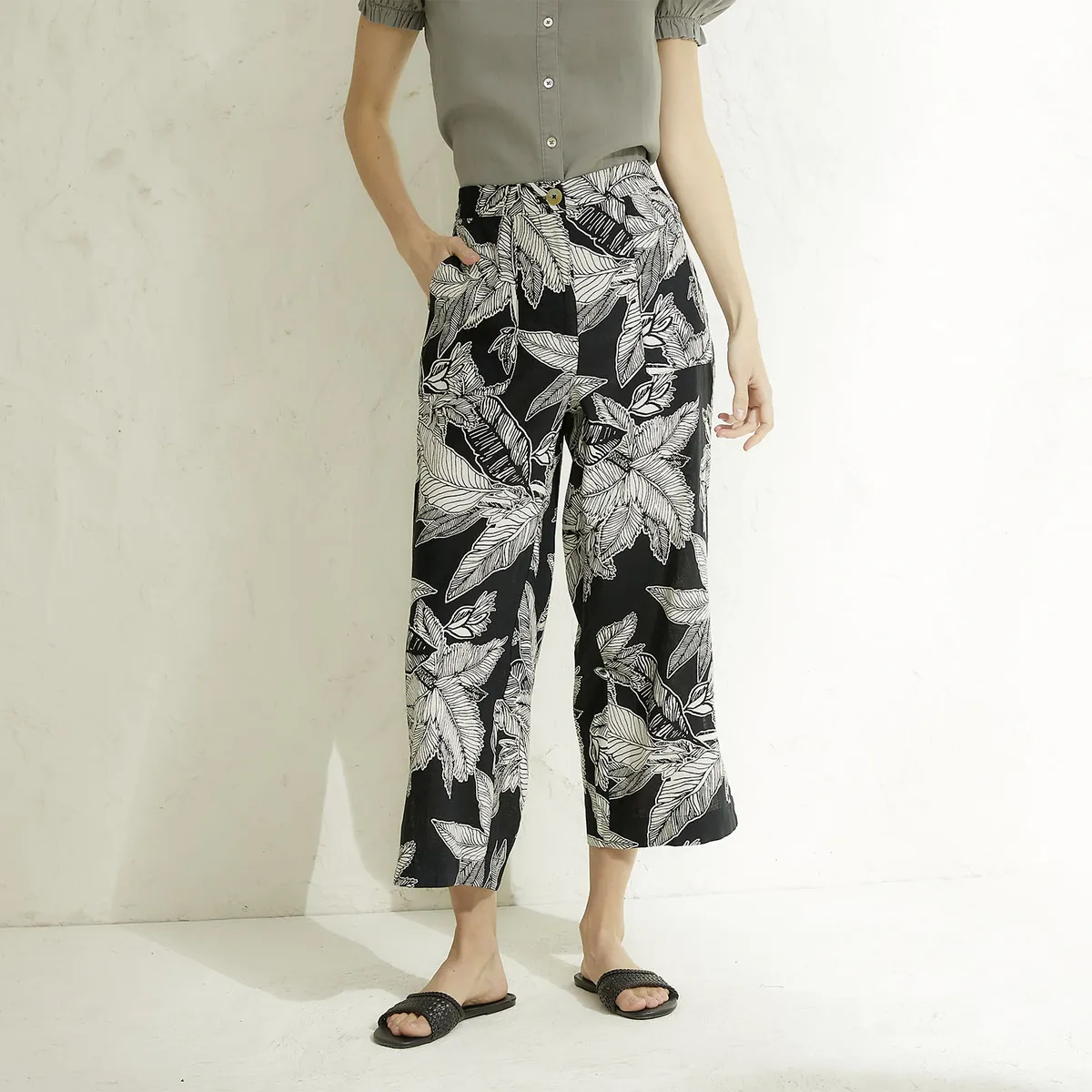 BASEMENT - Pantalón Mujer Tiro Medio Basement