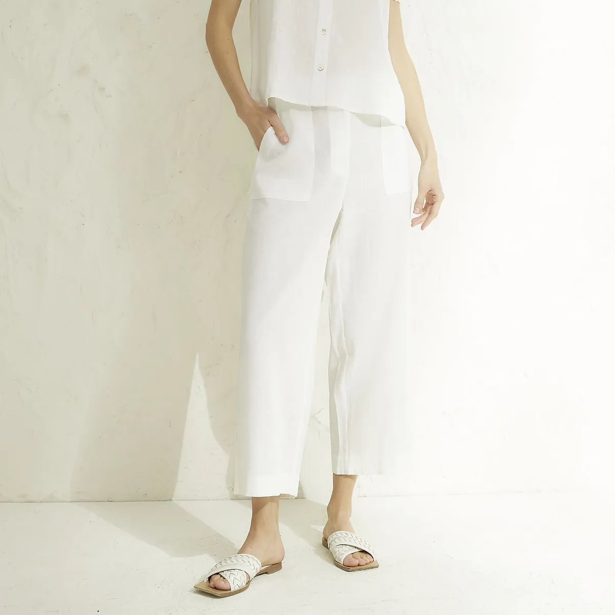 BASEMENT - Pantalón Mujer Tiro Medio Basement