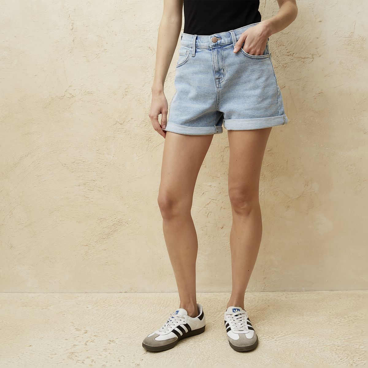 BASEMENT - Short de Jeans Mujer Basement