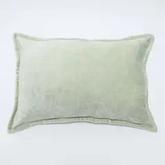 BASEMENT HOME - Funda De Cojín Velvet Azul 33X50 Cm