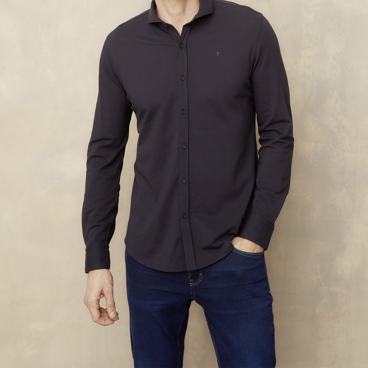 WOLF&HANK - Camisa Manga Larga Algodón Hombre Wolf&Hank