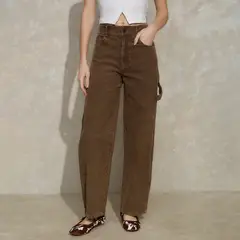 SYBILLA - Pantalon Mujer Café
