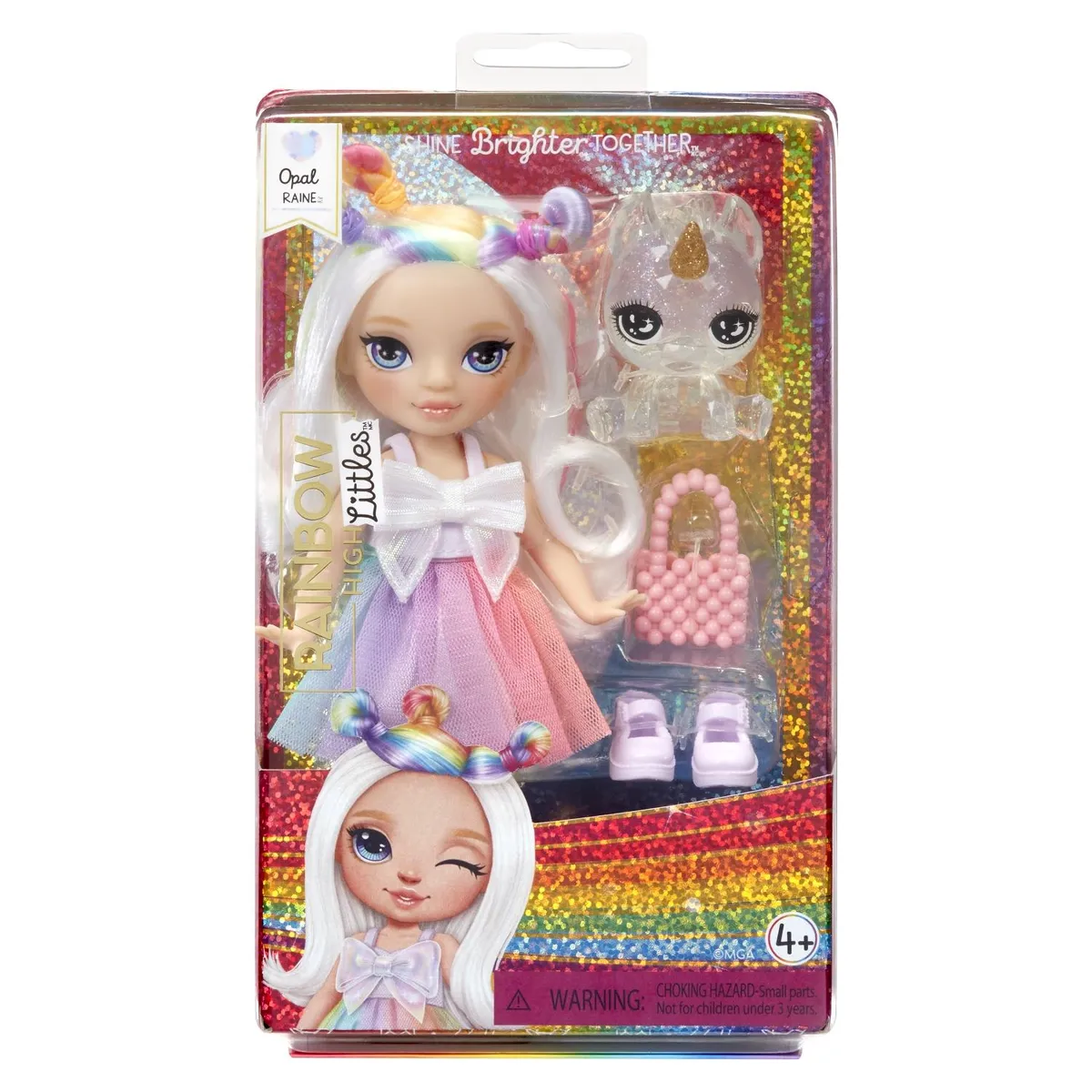 RAINBOW HIGH - Muñeca Littles Doll Opal Rainbow High
