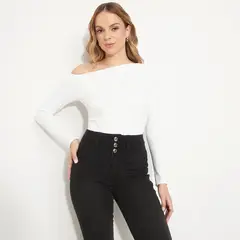 MOSSIMO - Polera Manga Larga Mujer