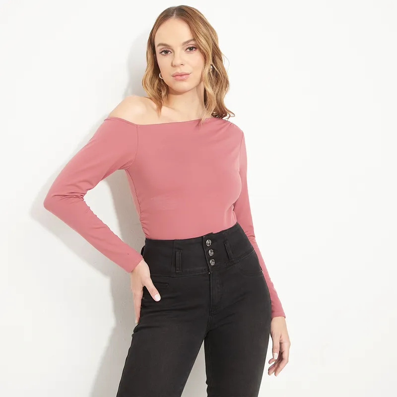 MOSSIMO - Polera Manga Larga Mujer Mossimo