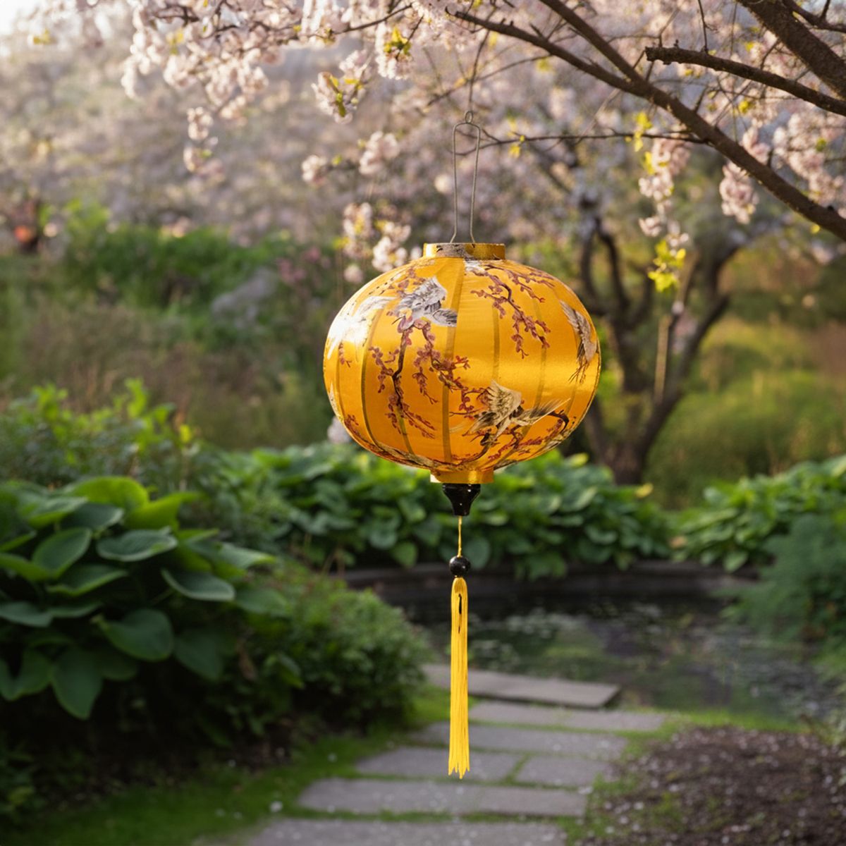BASEMENT HOME - Lámpara De Seda 45X30 Cm  Basement Home