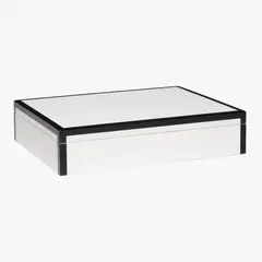 BASEMENT HOME - Caja 32X24 Cm Laq Blanca