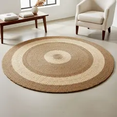 BASEMENT HOME - Alfombra Redonda 200Cm Natural