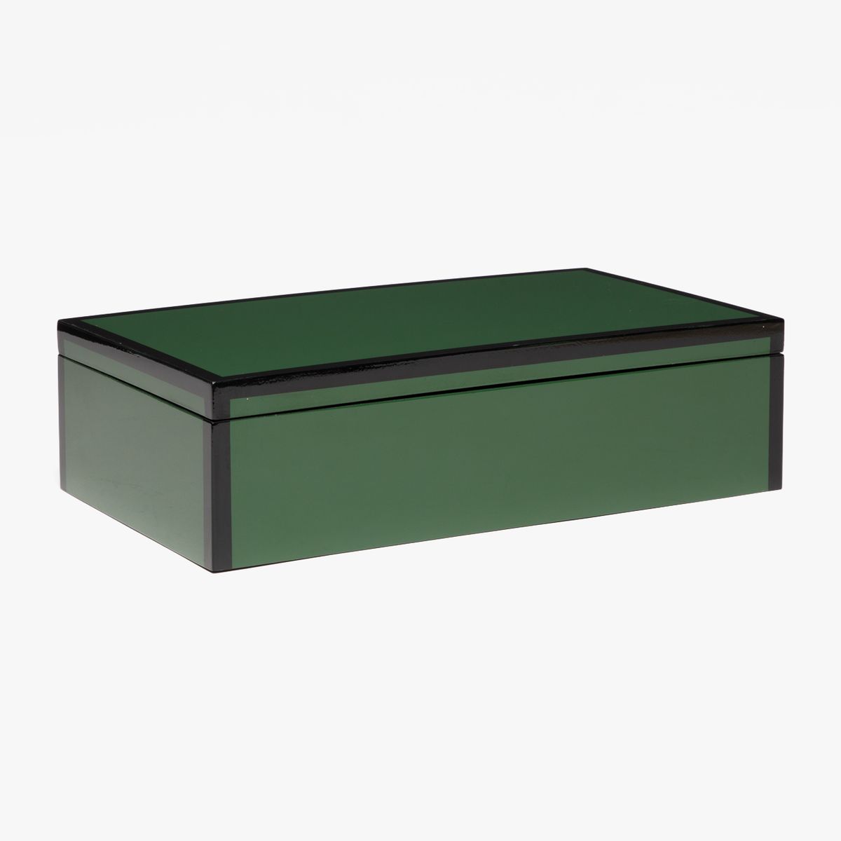 BASEMENT HOME - Caja 37X21Cm Laq Verde Basement Home