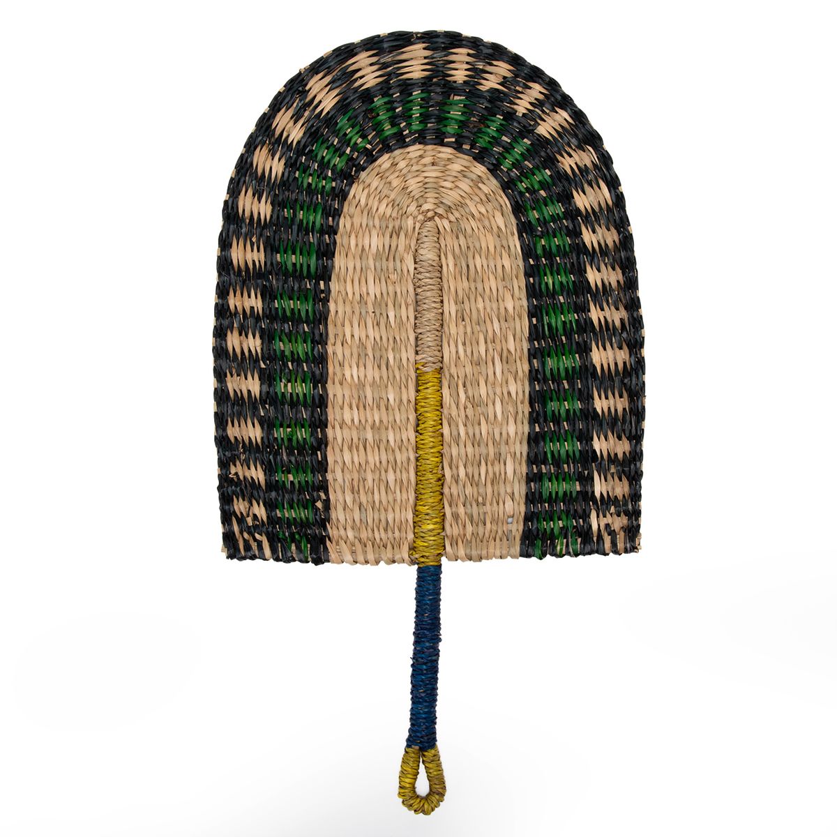 BASEMENT HOME - Abanico de Pared Adorno 26X35 cm Multicolor Cuadro Decoración Basement Home