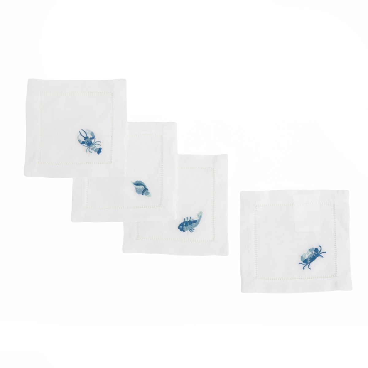 BASEMENT HOME - Set X 4 Coasters 10cm Seali Basement Home