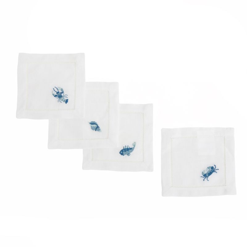 BASEMENT HOME - Set X 4 Coasters 12X12 Seali Basement Home