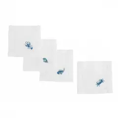 BASEMENT HOME - Set X 4 Coasters 12X12 Seali