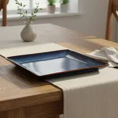 BASEMENT HOME - Plato Cuadrado Cerámica 22Cm