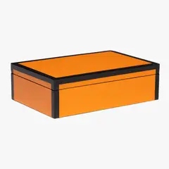 BASEMENT HOME - Caja 25X16Cm Laq Naranjo