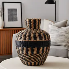 BASEMENT HOME - Jarrón Sg Natural/Color 33Cm